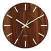 Wood Grain Luminous Wall Clock Fashion Quartz Wall Clock Silent Digital Clock  Wall Decor