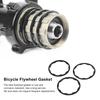 3Pcs Bike Flywheel Gasket Aluminum Alloy Corrosion Resistant Lightweight 1mm 1.5mm 2mm Bicycle Washer