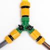 ABS Plastic Construction 3-way Hose Splitter Inner Sealing Rings