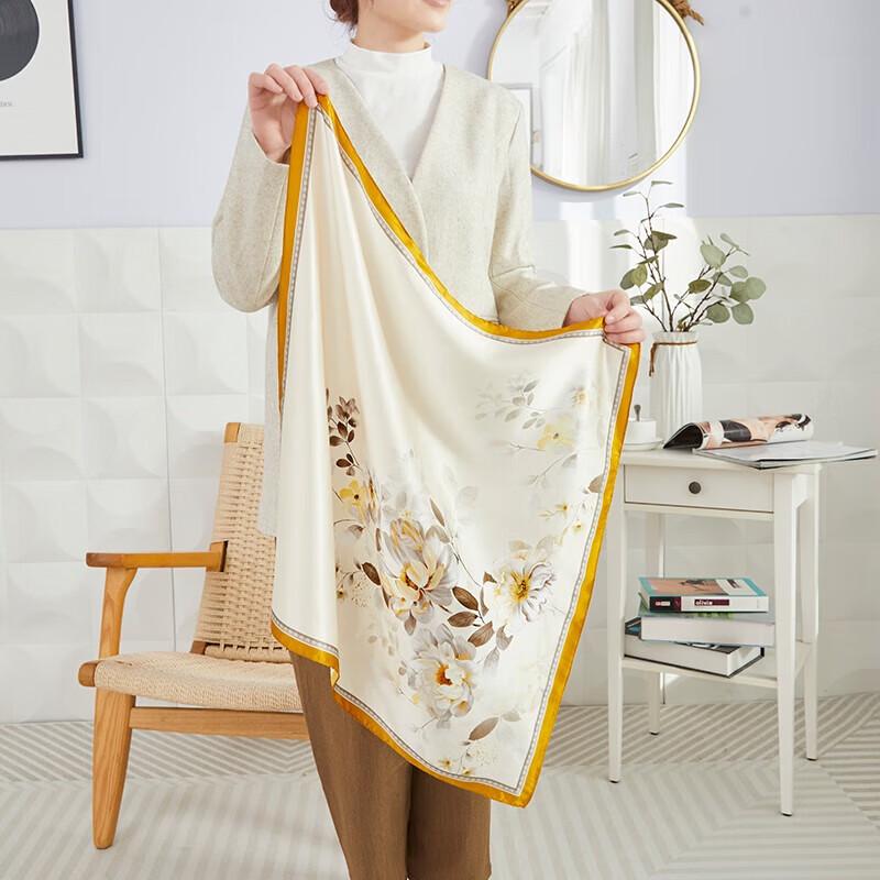 Hengyuanxiang Loulan Seiden-Quadrat-Schal im neuen chinesischen Stil