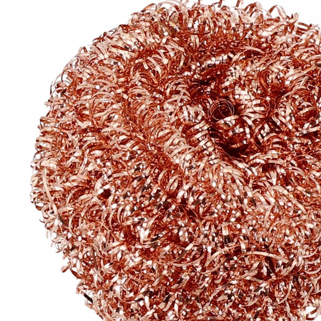 3x Copper-plated Wire Sponge Ball Iron Tip Nozzle Cleaner Slag Remover Tool