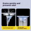 2Pcs Universal Bathroom Floor Drain Cover Bathroom Drain Hair Catcher Sewer Anti-Odor Anti-Insect Floor Drain Accessories