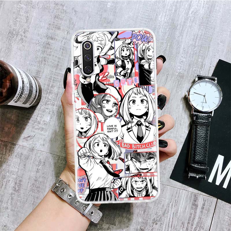 

Чохол для телефону Anime My Hero Academia для Xiaomi Redmi Note 10 9 8 11 Pro 11T 11S 10S 9S 9A 9C 9T 8T 8A 7 7A 5 Art Pattern Cover Coq Note 11 Pro (China)