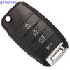 jingyuqin 4 Buttons 433 Mhz ID70 Chip Car Remote Key Shell For KIA K3 K2 K5 Rio Sorento Carens Cerato Forte Car Key OSLOKA-875T