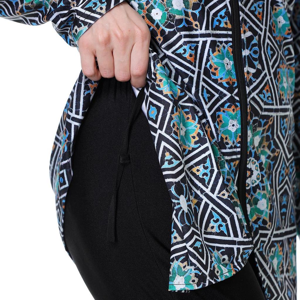 Oversized Plus Size Women's Modest Swimsuit, H1024