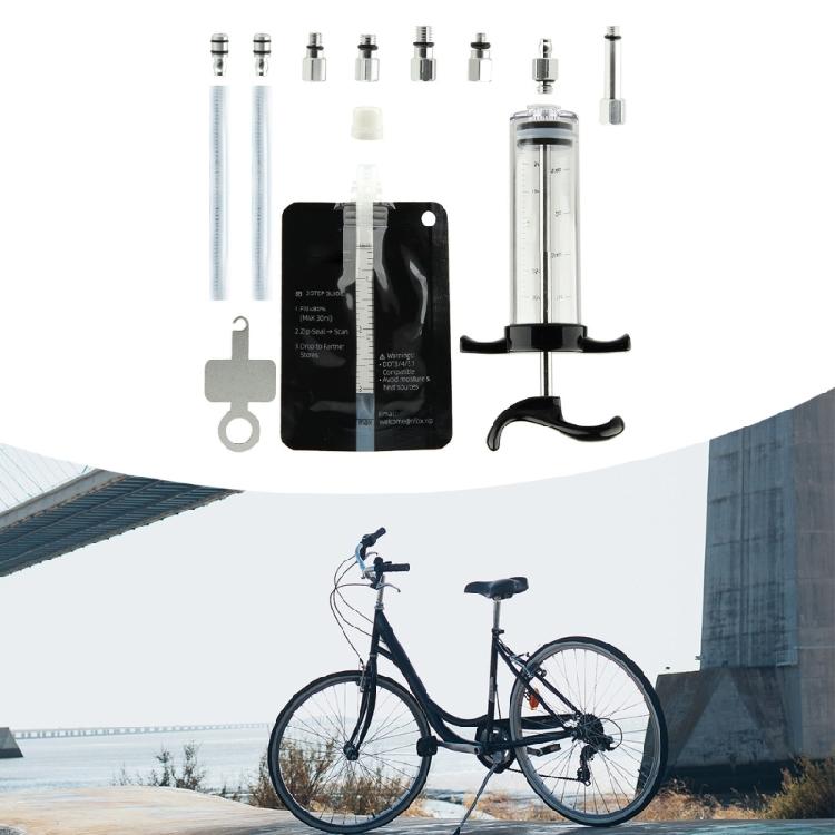 Light Weight Brake Oil Injection Tool Suit High Performances Brake Bleeder for Cyclists with Transparents Tubing