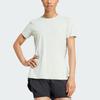 Adidas Round Neck Straight Cut Solid Color Sports Short Sleeve T-Shirt Women Tops Green JN9616