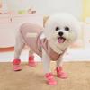 4pcs/set Dog Shoes Winter Warm Dog Rain Snow Boots for Small Medium Dogs Non-Slip Thicken Puppy Walking Sneakers Pet Supplies