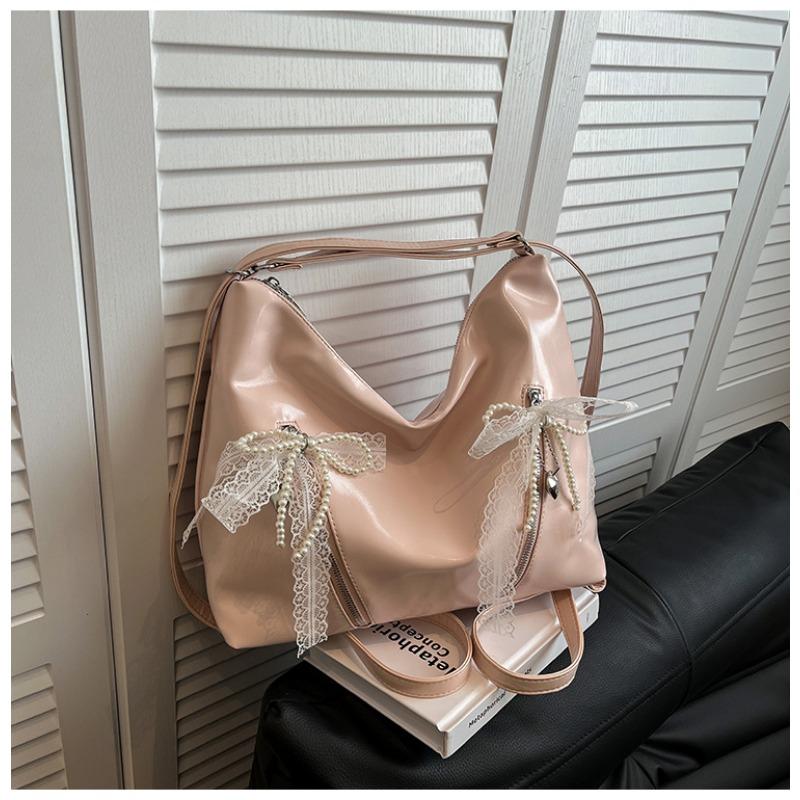 

Сумка-тоут для поездок на работу, женская, большой вместимости, новая универсальная на плечо, мессенджер, многофункциональный легкий рюкзак розовый