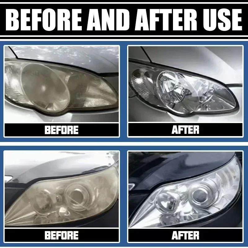 YC19 Auto Scheinwerfer Restaurierungs Poliersets Scheinwerfer Kratzerentferner Reparatur Reinigungspaste Entfernt Oxidation Scheinwerfer Poli