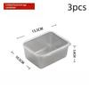 3Pcs 316 Stainless Steel Rectangular Plate Bbq Tray Dessert Plate Dining Plate Iron Plate Ge Plate Stainless Steel Commercial