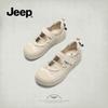 Jeep Women's Velcro Thick Sole Mary Jane Shoes - 2025 Autumn Collection