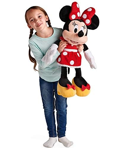 

Disney Minnie Mouse Plush, Large, Red, 27-inch, 2018, Imported