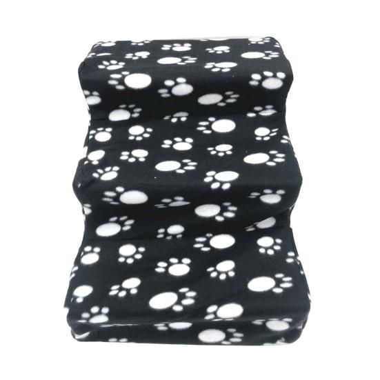Small Pet Cats Dogs 3 Steps Stair Ramp Sofa Anti-slip Climbing Ladder