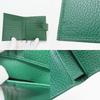 Used GUCCI Bifold Wallet Interlocking 615525 Leather Green Everyday Use