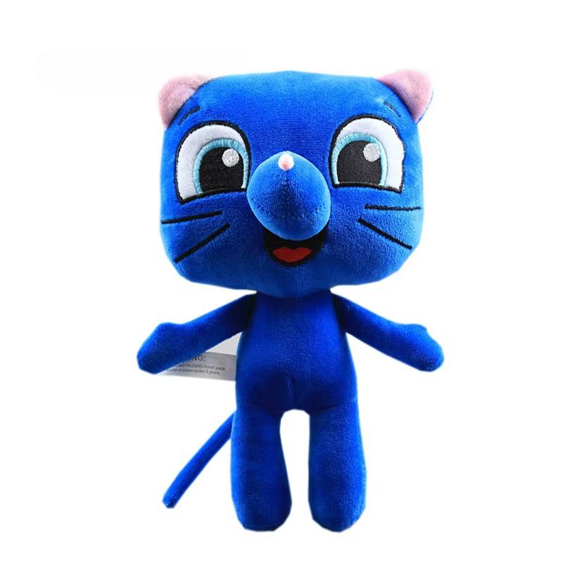 26-32 cm Anime True and The Rainbow Kingdom Pluszowe zabawki Lalka Ładny Niebieski Czarny Kot Pies Pluszowe zwierzęta Zabawka Prezent dla dziecka
