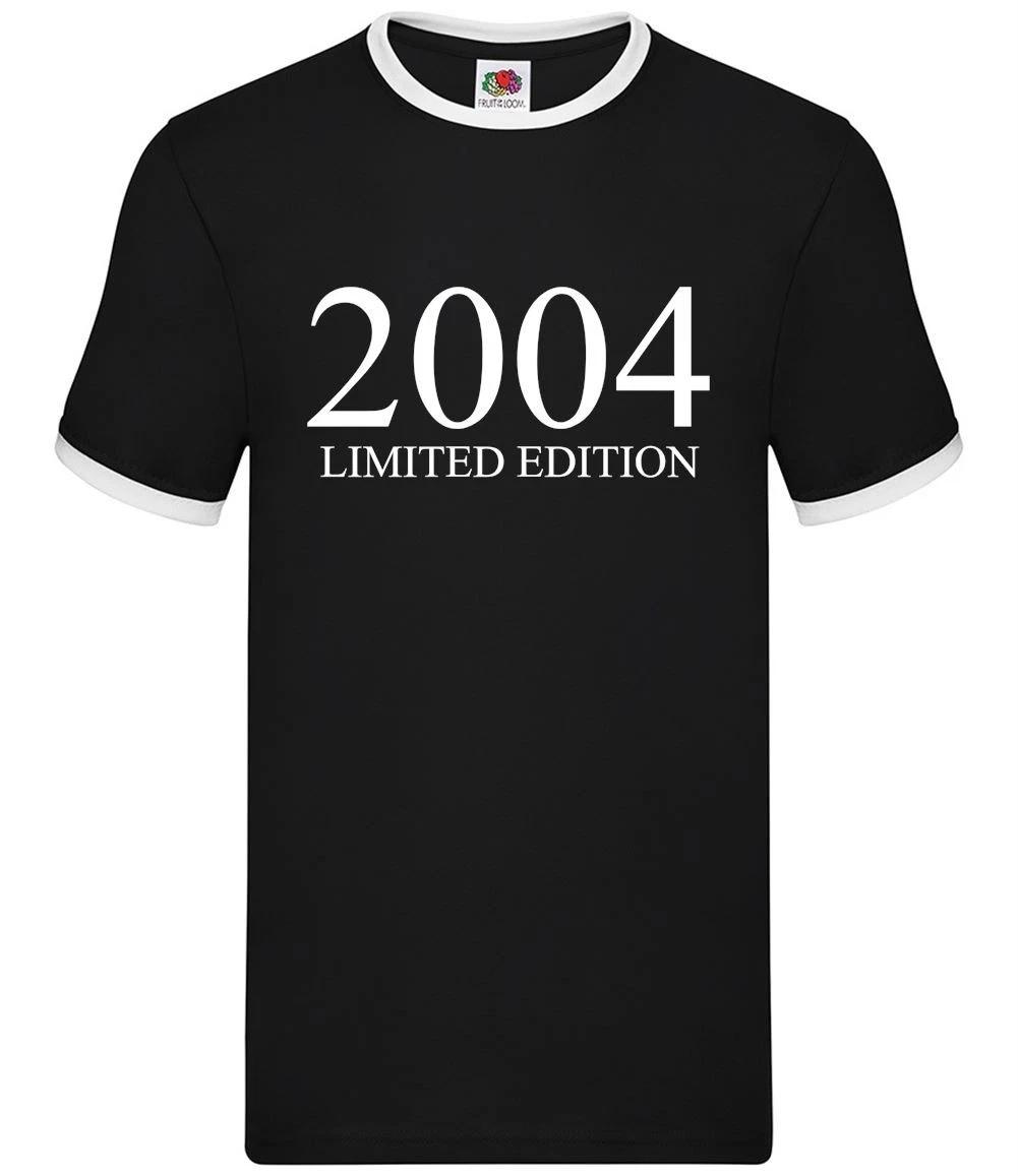 Limited Edition 2004 - Mens Ringer - Birthday Present 20th 20 Gift Age S