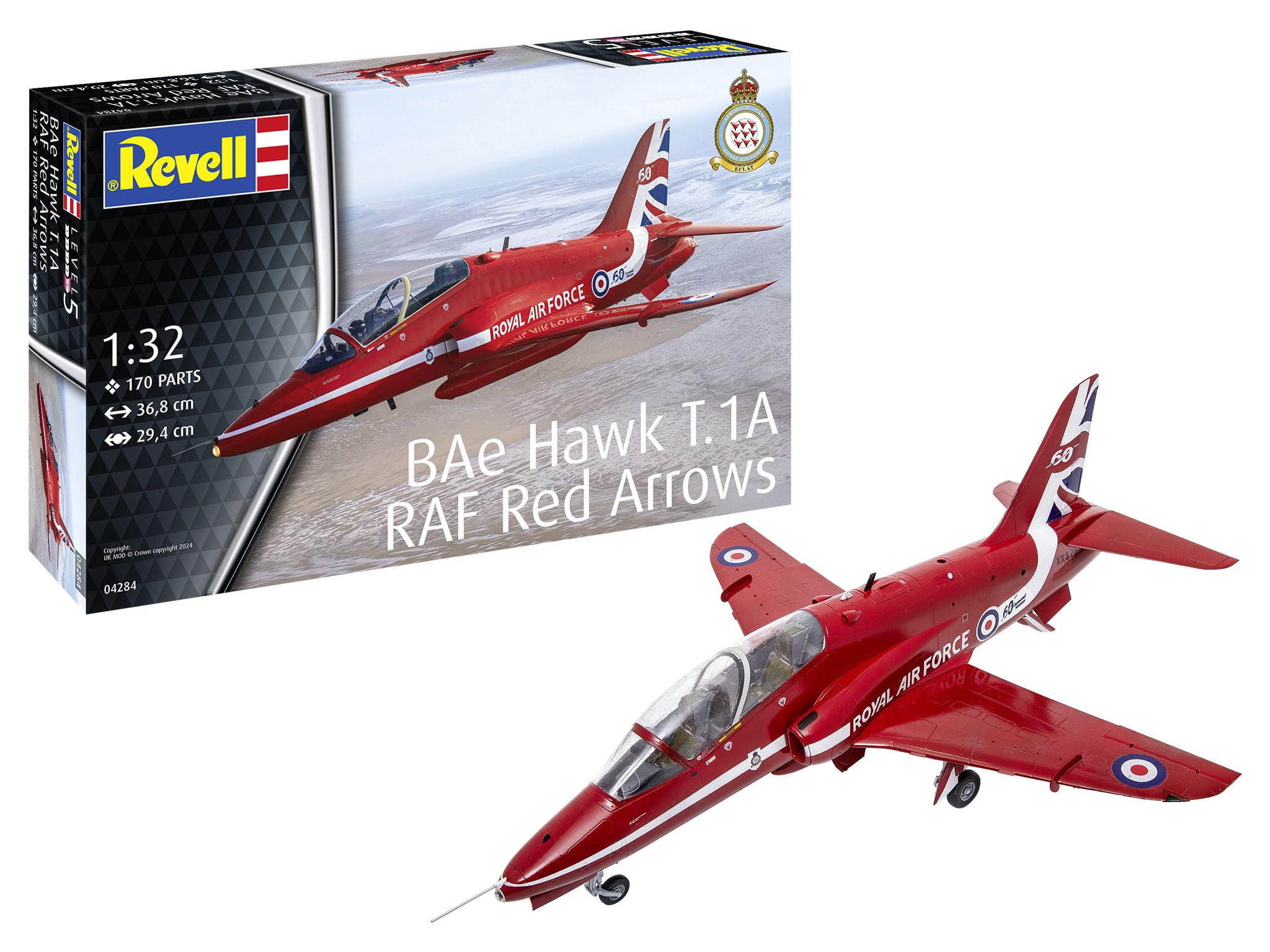 

German Revell 1/32 Bae Hawk T.1 Red Arrows Plastic Model
