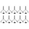 Pack of 10 Small Metal Perfume Funnel Kitchen Funnel Filling Funnel for Easy Transfer and Filling into Small Bottles