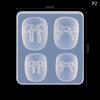 3D Mini Silicone Mold Butterfly Flower Nail Art Decorations Nails DIY Design Flower Shell Nail Mold Stamping Plate Manicure Mold