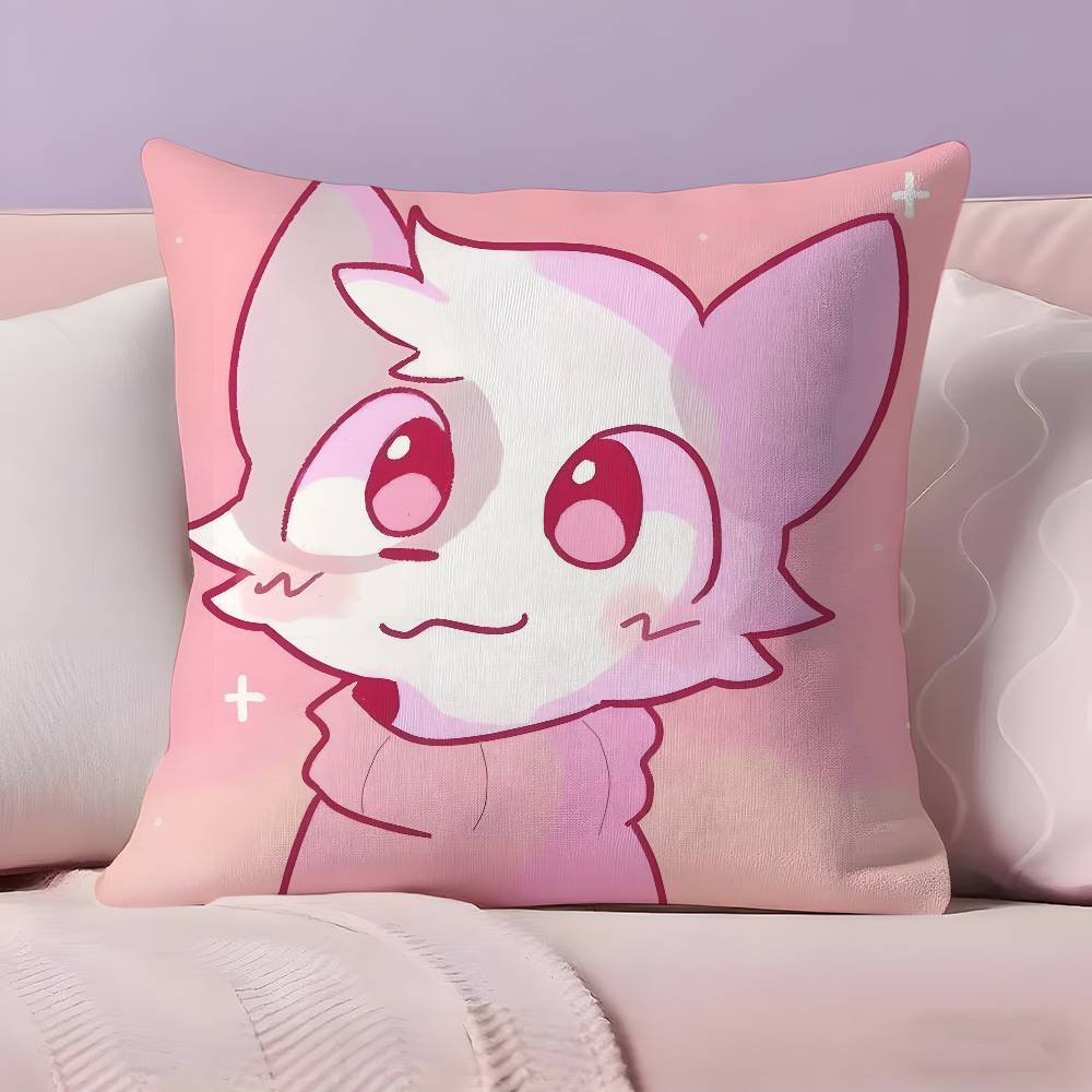 Cute Cat B-Boykisser Pillow Case Pillowcase Ultra Soft Skin Friendly Fabric Cloud Like Comfort & Concealed Zipper