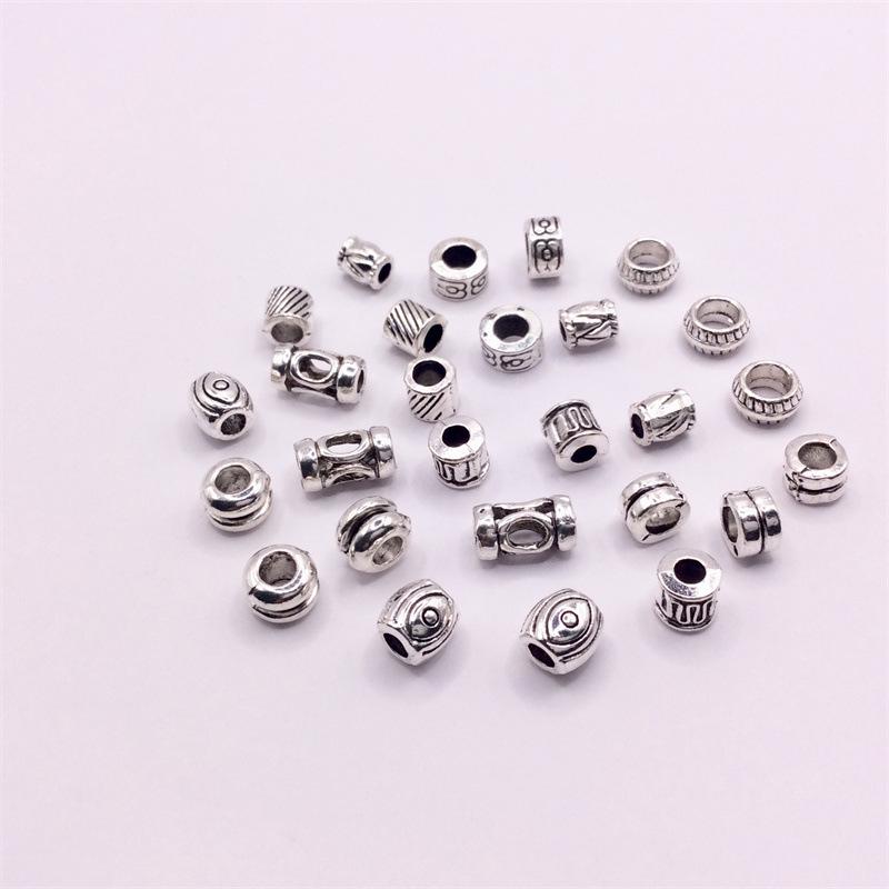 Tibetan Silver Beaded Spacer Beads for DIY Jewelry: Bracelet, Necklace, Hand String Accessories