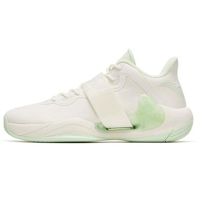 Pantofi de baschet cu vârf jos Water Flower 4 Tehnologie Nitrogen Absorbție șoc Anti-alunecare Rezistenți la uzură Pantofi de baschet pentru bărbați Alb Verde 112241109-3