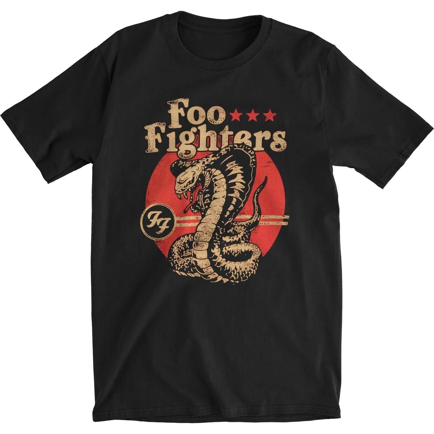 

Foo Fighters Cobra Mens Soft T Slim Fit T-shirt High-end Luxury Is for Both Men and Women Top Y2k 2026 Summer S