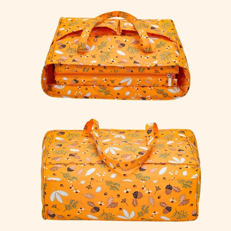 Crochet Craft Project Bag Travel Craft Project Bag Yarn Organiser Bag for Crocheting Pattern Yarn Crochet Hook Needle