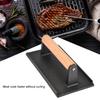 Cast Iron Steak Press, Bacon Press with Wooden Handle for Grilling Hamburgers and Steaks, with Sturdy Weight for   Cooking, Restaurants and Home