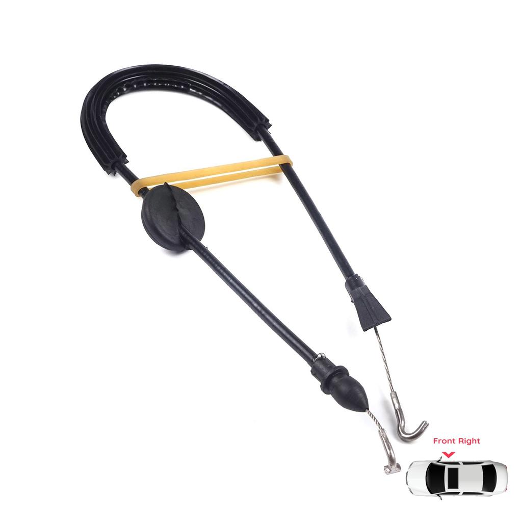 BDP198 Inner Door Release Latch Bowden Cable Front Right 58 Cm For VW Caddy MK3 2K 2004-2015 Touran MK1 1T 2003-2015 2K0837114B