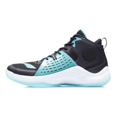 Li Ning Tkanina Syntetická koža TPU Absorpcia nárazov Protišmykové Odolné proti opotrebeniu Priedušné Podpora Stredné basketbalové topánky Unisex tenisky ABAR065-1