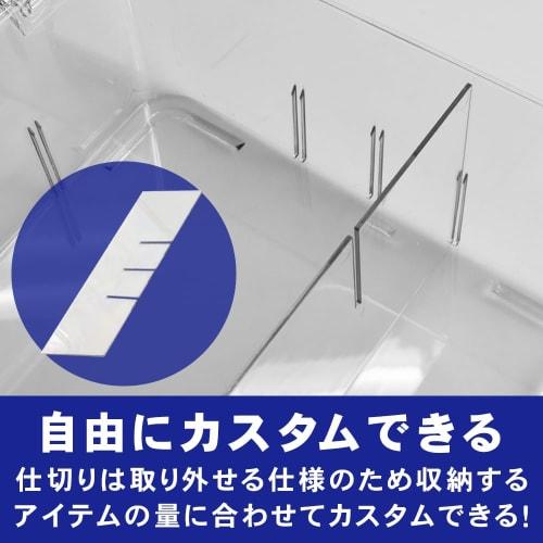 Large Capacity Trading Card Storage Case for Collections, Clear Color, Dustproof, with Lid and Dividers, Compatible with PSA Loaders