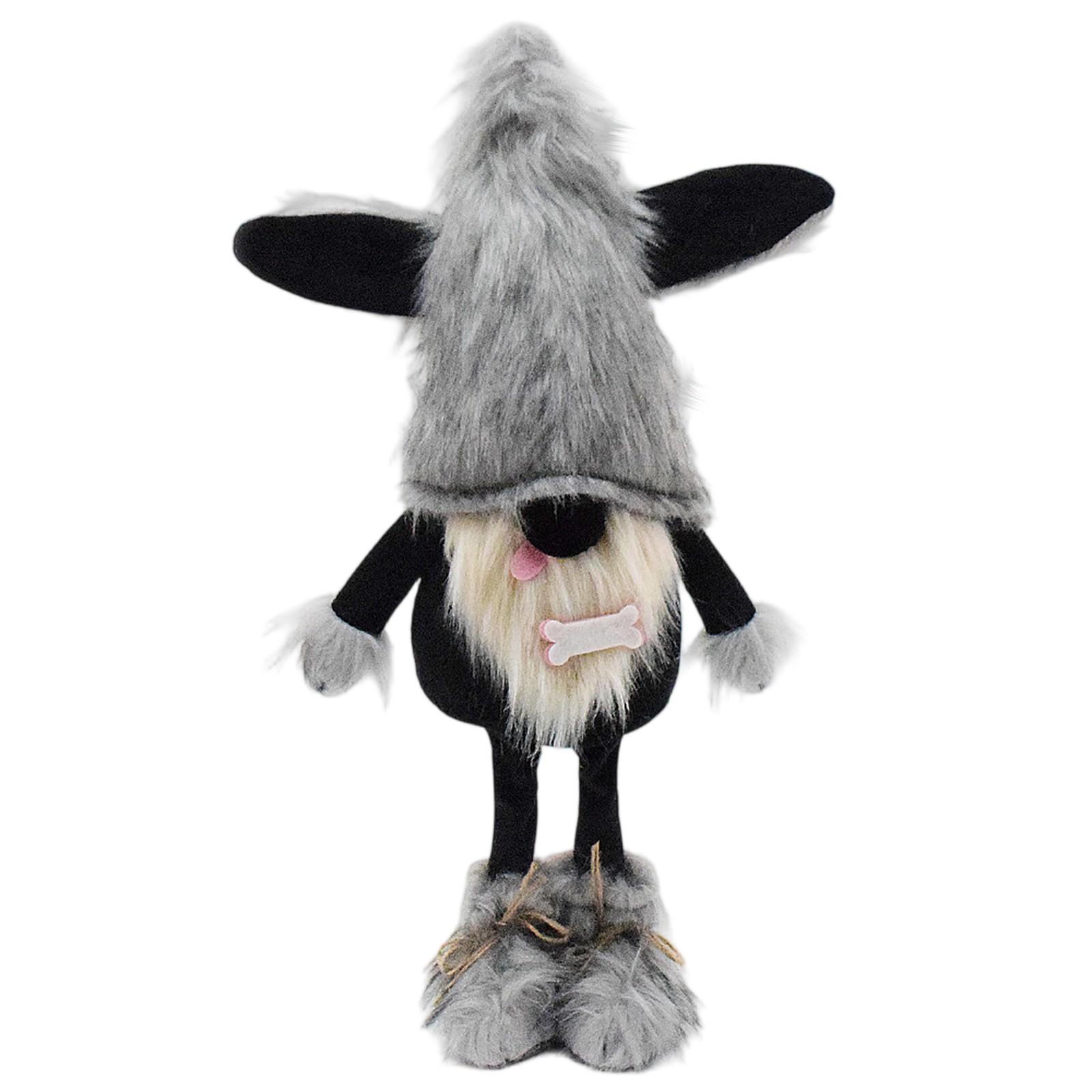 

Cute Black Dog Goblin Figurine, Faceless Doll Ornament, Tongue-out Dog Dwarf Doll Decoration One Size