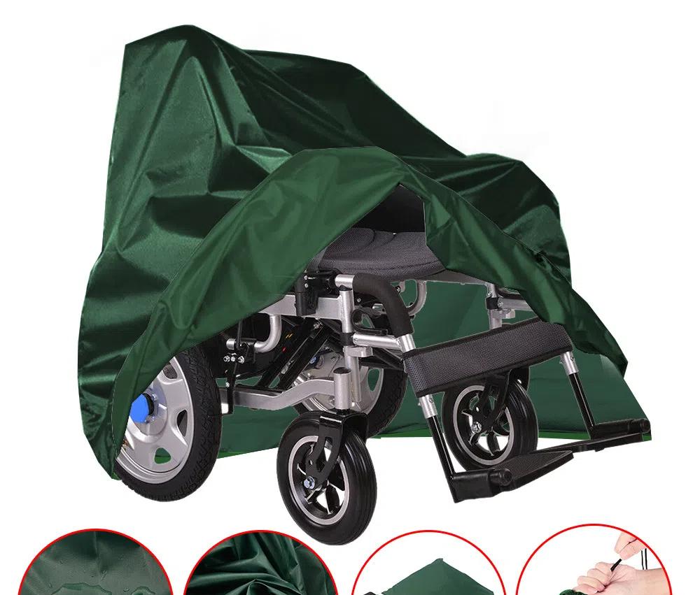 Elderly Mobility Scooter Electric Wheelchair Dust Cover 210 Oxford Cloth Outdoor Waterproof Cover Sunscreen Cover