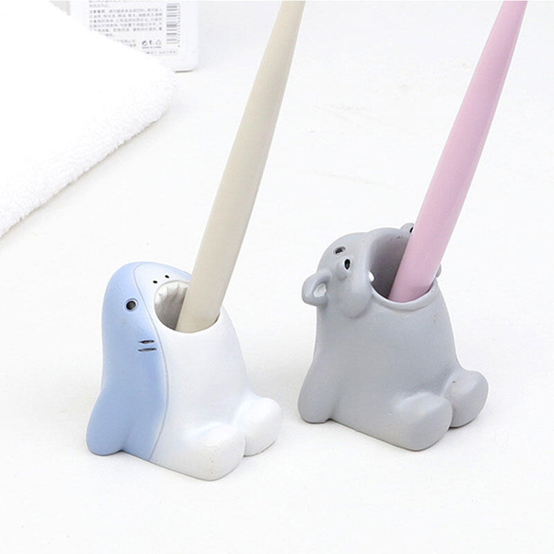 Animal toothbrush holder, toothbrush stand, stand, non-perforated hanger, housewarming