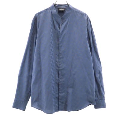 Overall Handle Long Sleeve Skipper Shirt M Navy System Men's Used