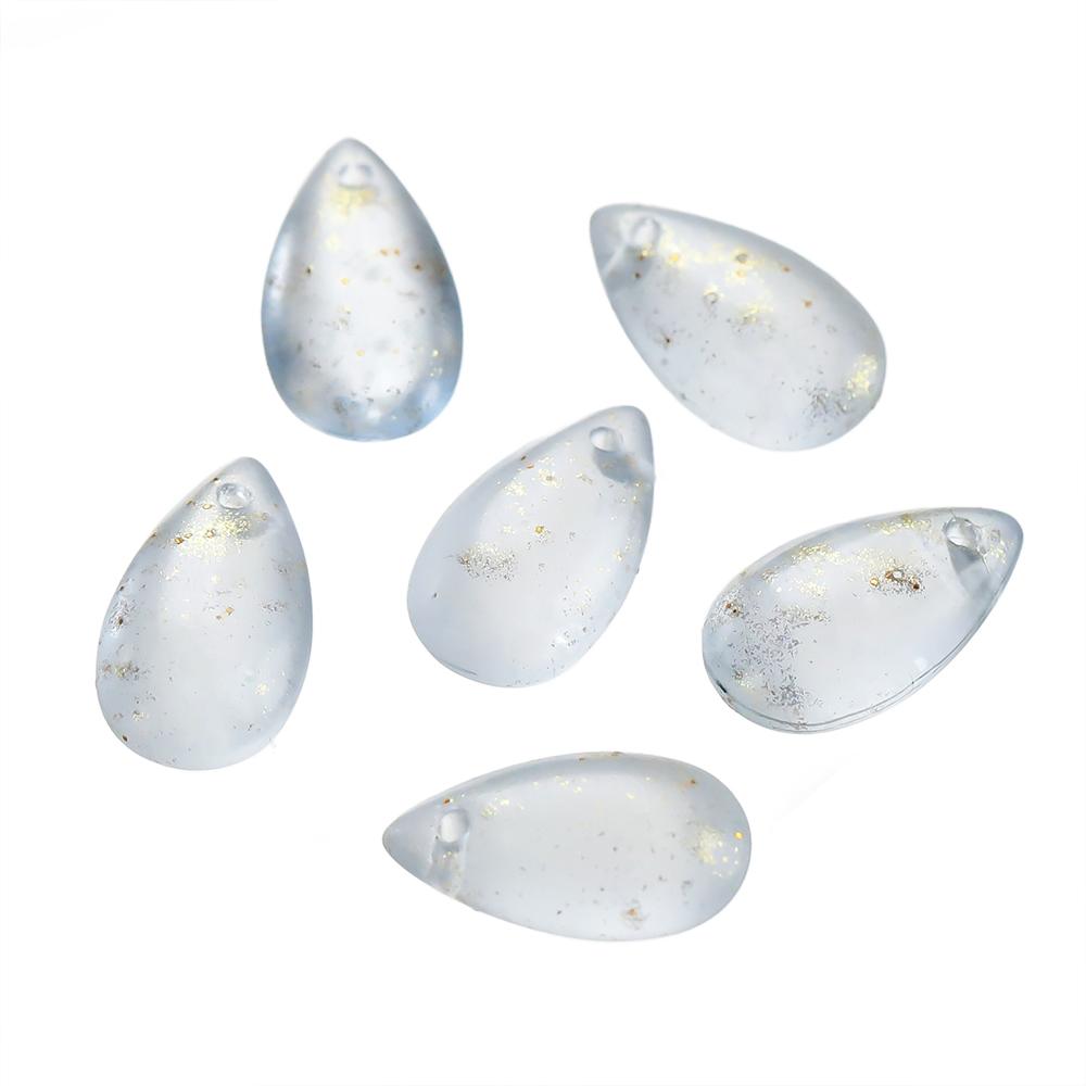 10pcs 8*14mm Water Drop Shaped Glass Pendants Czech Loose Spacer Beads For DIY Crafts Necklace Bracelet Charm Jewelry Making