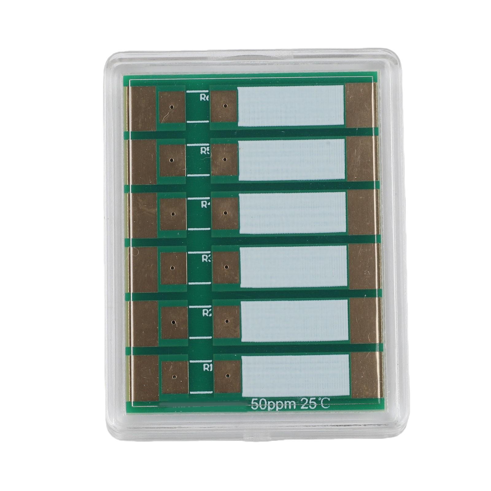 

Four-wire resistance calibration board, used for precise multimeter testing not calibrated