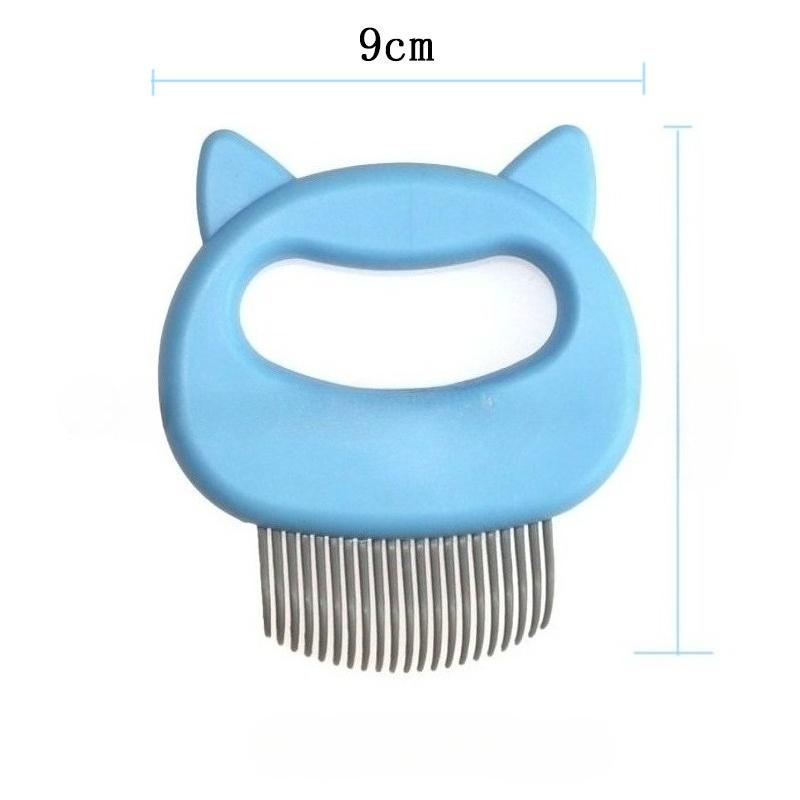 

Pet Comb Needle, Cat and Dog Hair Removal, Massage Comb, Cleaning and Beauty Comb, Fine-toothed Comb opp bag синий