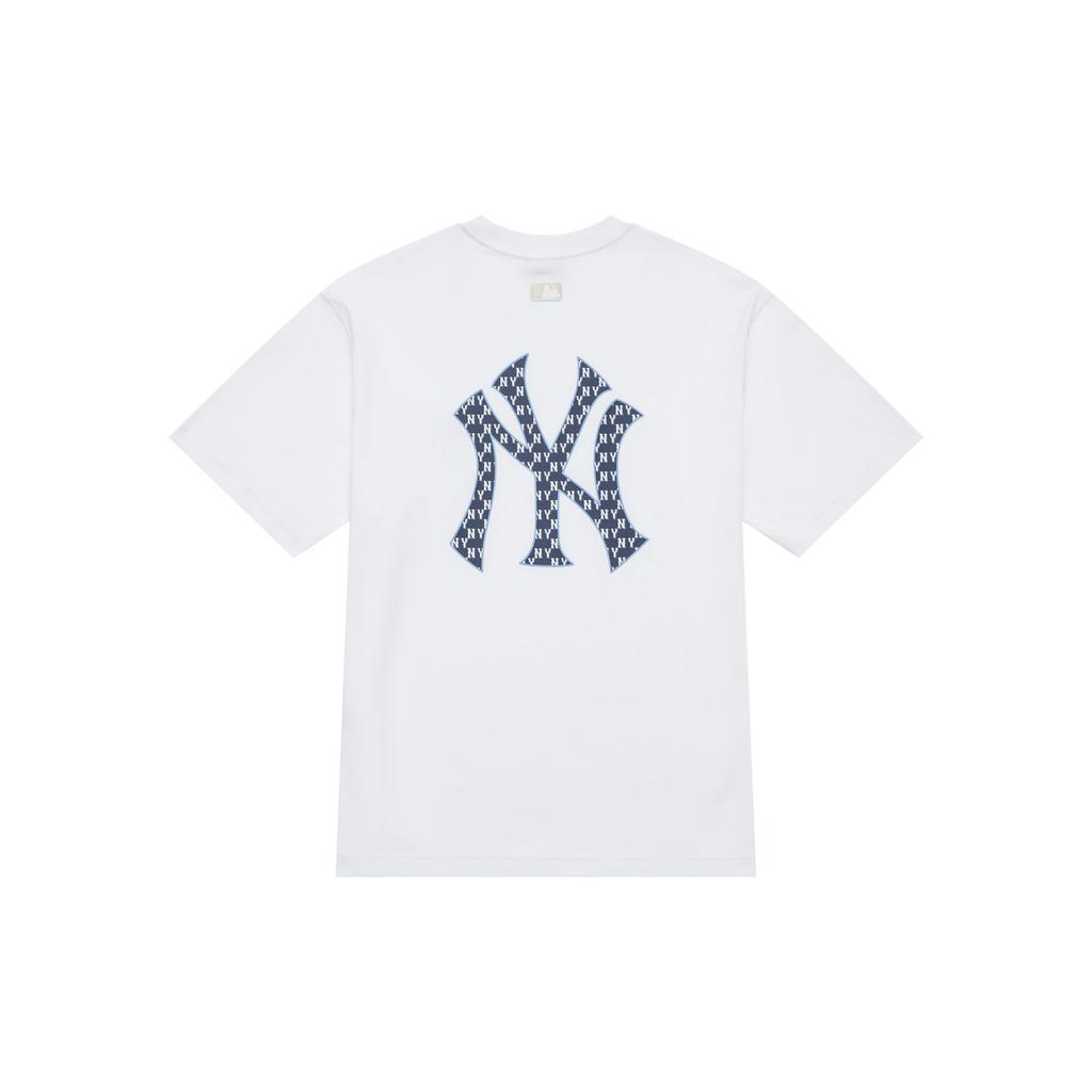 MLB MONOGRAM T Shirt Unisex Ivory 3ATSM0343-50IVS