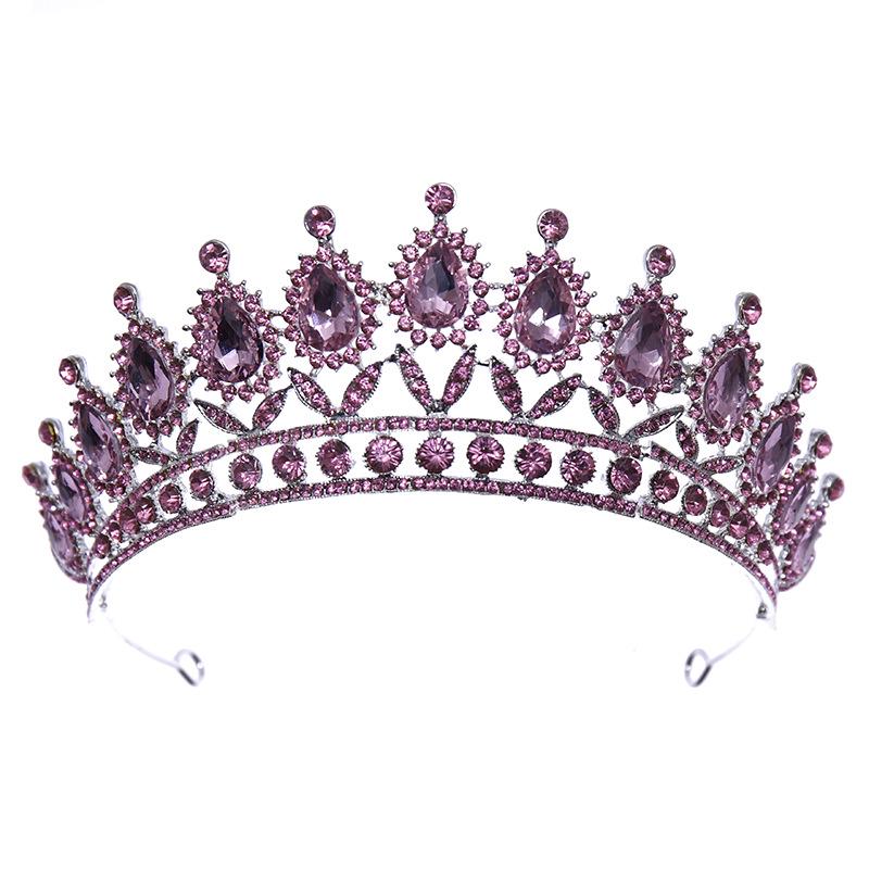 European & American Bridal Crown Headdress - Princess Style Evening Gown Hair Accessories