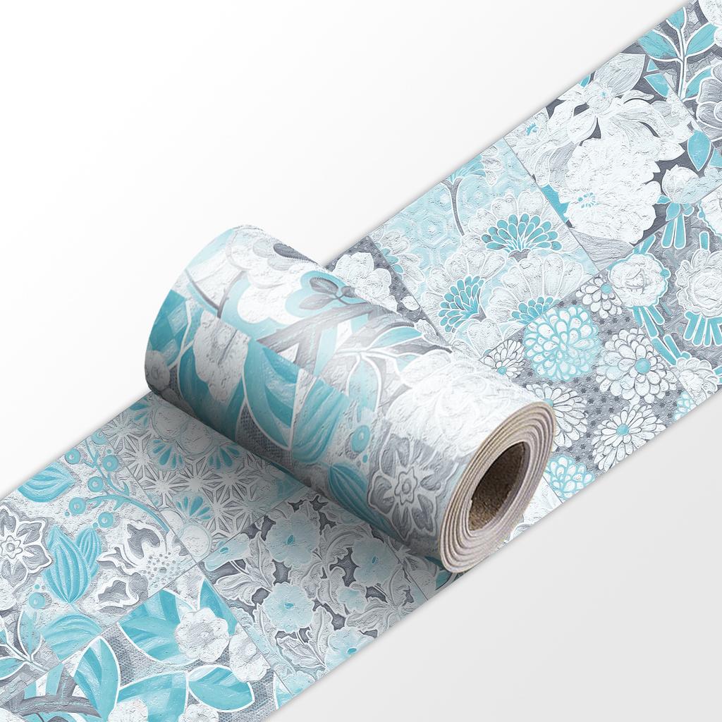 240cm Length Luxury European Style Skirting Corner Wall Sticker Bathroom Office Glass Waist Line Home Decor Waterproof Floor Waveguide Art Wallpaper