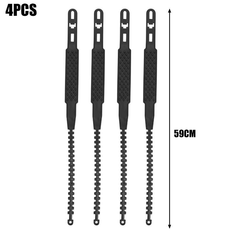 Motorbike Tire Anti Slip/Skid Tyre Chain Winter Emergency Safety Belt Reusable Motorcycle Snow Chains Accessorie 4-8PCS