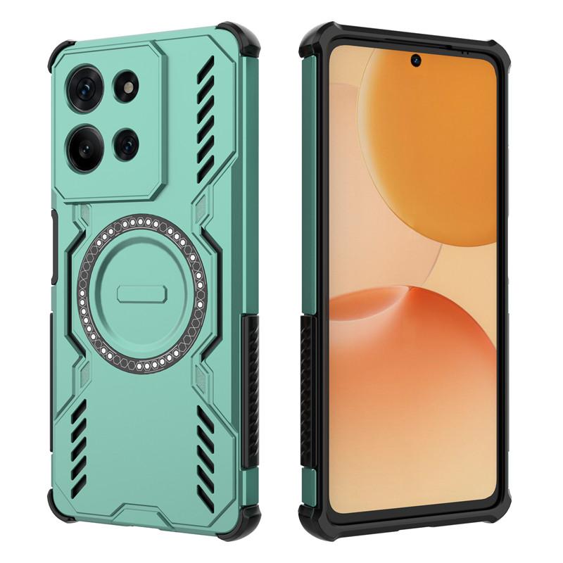 For Motorola Moto G75 Case Moto G75 4G Cover Heat Dissipation Magnetic Wireless Charging Protective Back Phone Cases On Moto G75
