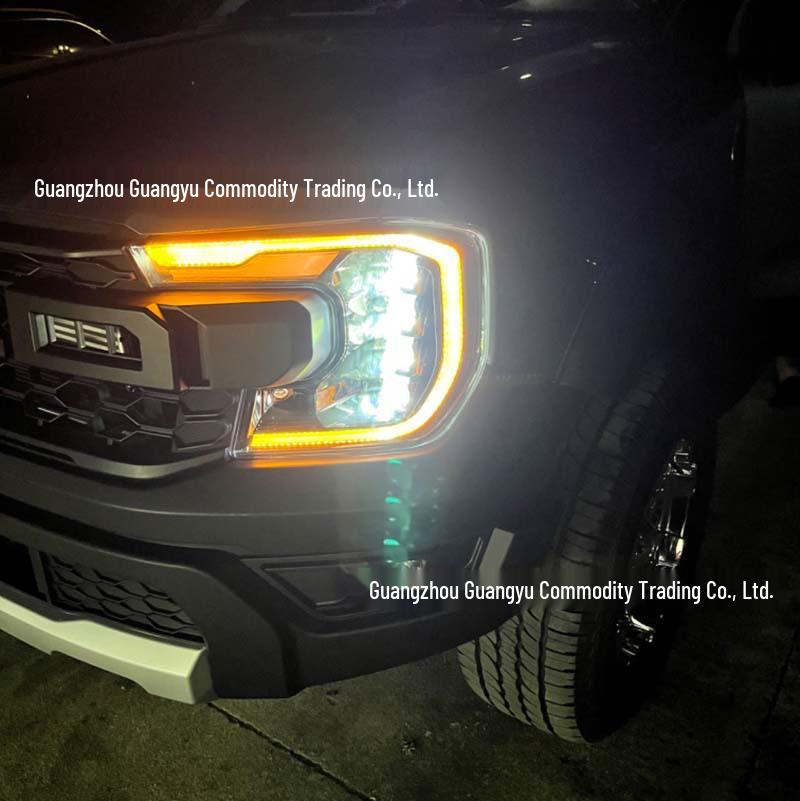 Ford Ranger T9 Raptor Body Kit: Upgraded Grille, Fender Flares, Front Bumper.
