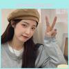 Stylish Warm Winter Beret Sweet And Adorable Fashionable Painter Hat