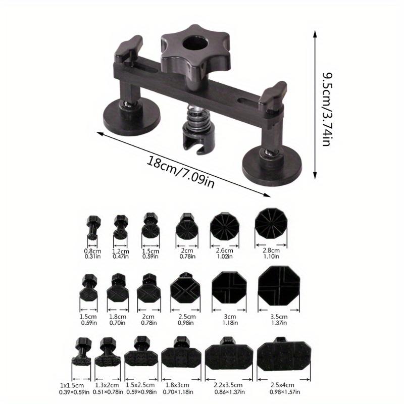 19pcs/set Car Dent Repair Tool Fix 18Pcs Pullers Tabs Removal Pulling Bridge Pullers