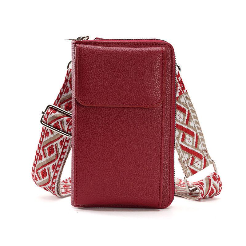 Women Fashion Shoulder Bags and Mini Purse Casual Phone Bag Zipper Wallets for Ladies Card Holder