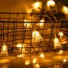 Plastic Christmas Jingle Bell Light String (3m, 16 LED, Warm White) LED Fairy Lights